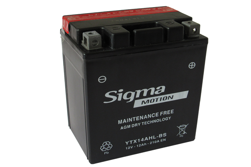ΜΠΑΤΑΡΙΑ MOTO 12V 12Ah AGM SIGMA MOTION 